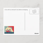 Carte Postale La naissance d'un hérisson chez Botticelli (Dos)