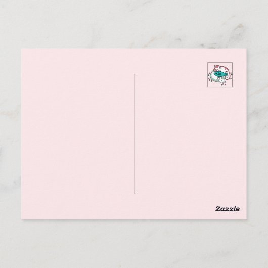 Carte Postale La Nappage De Chats Est Mon Soin Personnel : Chats (Dos)