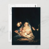 Carte Postale La Nativité (Devant / Derrière)