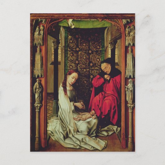Carte Postale La Nativité, aile gauche d'un triptyque, c.1496 (Devant)