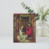 Carte Postale La Nativité, aile gauche d'un triptyque, c.1496 (Debout devant)