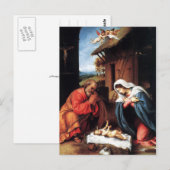 Carte Postale La Nativité de Lotto (Devant / Derrière)