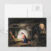 Carte Postale La Nativité du Christ - Vladimir Borovikovsky (Devant / Derrière)