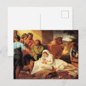 Carte Postale La Nativité par John Singleton Copley (Devant / Derrière)