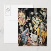 Carte Postale La Nativité, réalisée à Naples (Devant / Derrière)