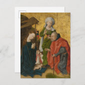 Carte Postale La Nativité, vers 1460 (Devant / Derrière)