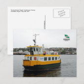 Carte Postale La navette Bateau Angvik (Devant / Derrière)