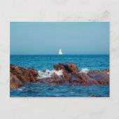 Carte Postale La navigation dans l'Atlantique (Devant)