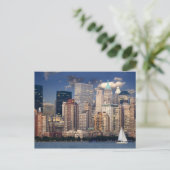 Carte Postale La navigation sur la rivière Hudson à New York (Debout devant)