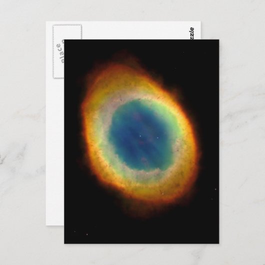 Carte Postale La nébuleuse de l'anneau (Devant / Derrière)