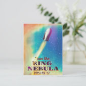 Carte Postale La nébuleuse de l'Anneau (Messier 57) Affiche de v (Debout devant)