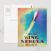 Carte Postale La nébuleuse de l'Anneau (Messier 57) Affiche de v (Devant / Derrière)