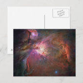 Carte Postale La nébuleuse d'Orion (Devant / Derrière)
