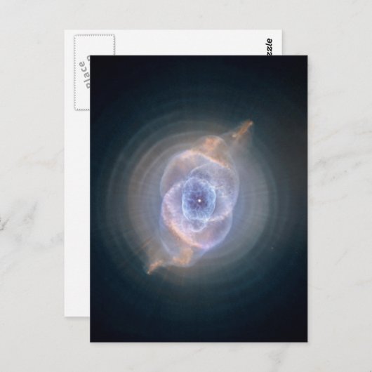 Carte Postale La nébuleuse oculaire du chat (Devant / Derrière)