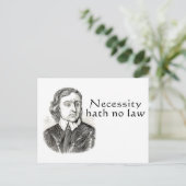 Carte Postale La Nécessité N'A Pas De Loi (Debout devant)