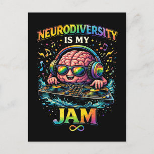 Carte Postale La neurodiversité est mon truc