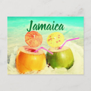 Carte Postale La noix de coco jamaïcaine