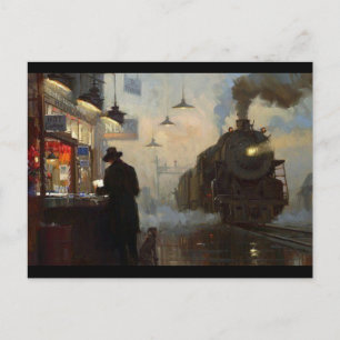 Carte Postale La Nouvelle-Orléans attend le train