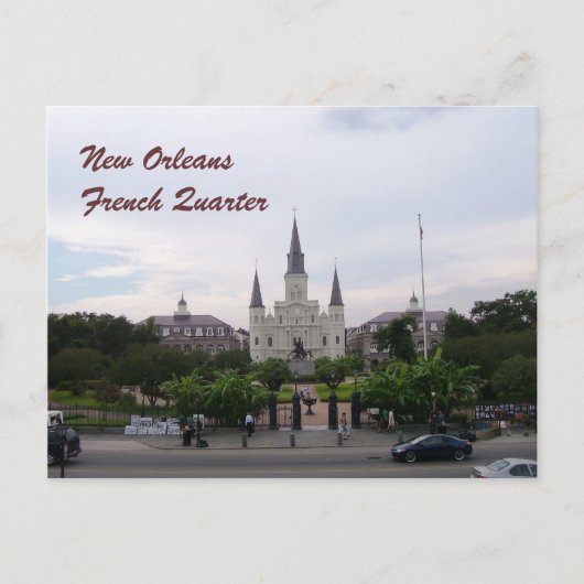 Carte Postale La Nouvelle-Orléans, Louisiane Cathédrale Saint-Lo (Devant)