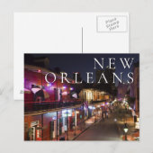 Carte Postale La Nouvelle-Orléans, Louisiane | Le Quartier franç (Devant / Derrière)