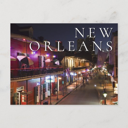 Carte Postale La Nouvelle-Orléans, Louisiane | Le Quartier franç (Devant)