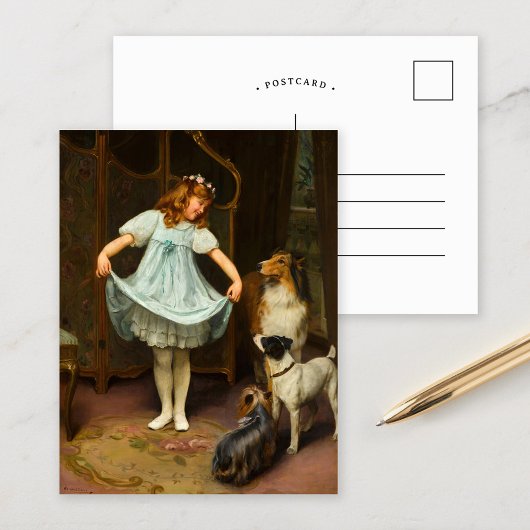 Carte Postale La nouvelle robe | Arthur John Elsley