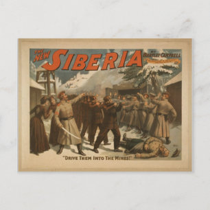 Carte Postale La Nouvelle Sibérie, 'Faites-les entrer dans les M