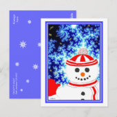 CARTE POSTALE LA NUIT DE FROSTY (Devant / Derrière)
