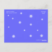 CARTE POSTALE LA NUIT DE FROSTY (Dos)