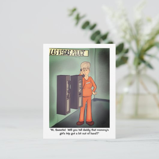 Carte Postale La nuit de la fille (Debout devant)