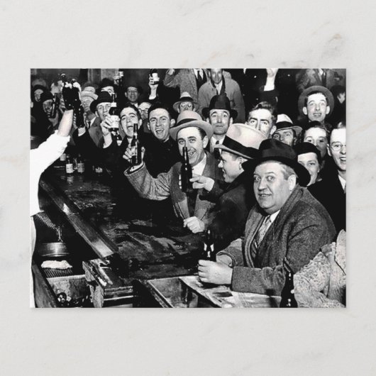 Carte Postale La Nuit De La Fin De L'Interdiction (Devant)