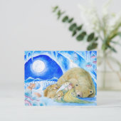 Carte postale "La nuit d'hiver" (Debout devant)