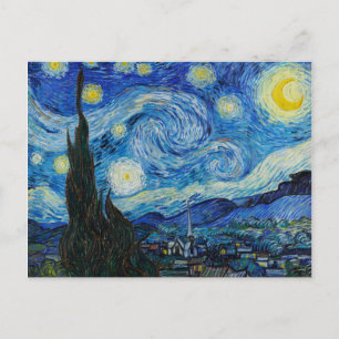 Carte Postale La Nuit étoilée de Vincent Van Gogh