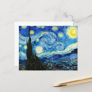 Carte Postale La nuit étoilée par Vincent Van Gogh