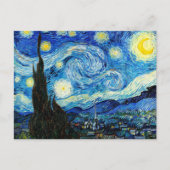 Carte Postale La nuit étoilée par Vincent Van Gogh (Devant)