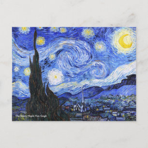 Carte Postale La nuit étoilée par Vincent Van Gogh