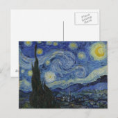 Carte Postale La nuit étoilée - Van Gogh (1888) (Devant / Derrière)