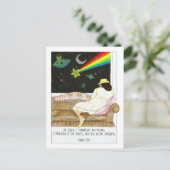 Carte Postale La Nuit Je Médite Inspirationnel (Debout devant)