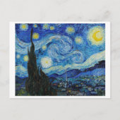 CARTE POSTALE "LA NUIT STARRY" 1889 PAR VINCENT VAN GOGH (Devant)