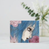 Carte Postale La nymphe bleue (Debout devant)