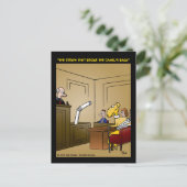 Carte Postale "La paille qui a cassé le dos du chameau" (Debout devant)