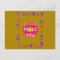 La Paix Inspirante Soyez Avec Vous Design Vector A