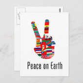 Carte Postale La Paix Sur Terre (Devant / Derrière)