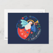 Carte Postale La paix sur Terre Angel Design (Devant / Derrière)