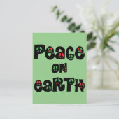 Carte Postale La Paix sur Terre Noël (Debout devant)