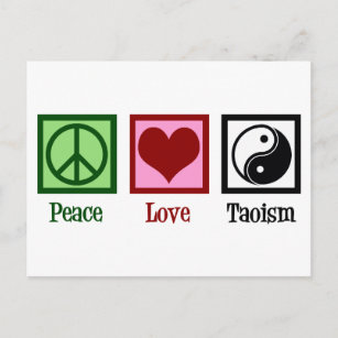 Carte Postale La Paix taoïste Aimer le taoïsme Yin Yang