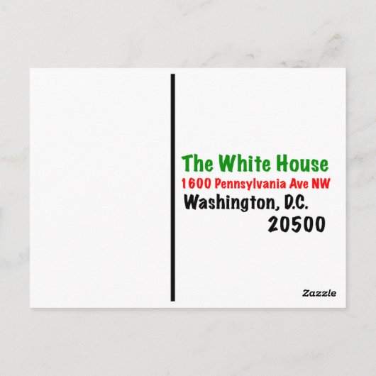 Carte Postale La Palestine sera libre (Dos)