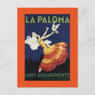 Carte Postale La Paloma - Anis Aguardiente Promotionnels