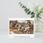 Carte Postale La Parabole De L'Aveugle Par Bruegel A. Pieter (Debout devant)