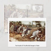 Carte Postale La Parabole De L'Aveugle Par Bruegel A. Pieter (Devant / Derrière)